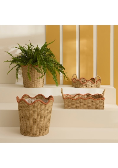 Karaca Home Shalia Dekoratif Sepet Saksı 30x29 Cm