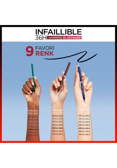 Infaillible Göz Kalemi - 12 Bronzed Espresso Çok Renkli