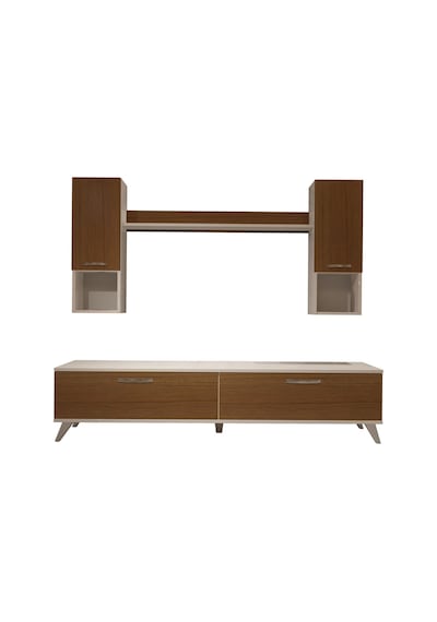 Decoraktiv Eko 5da Slm Std Retro Tv Ünitesi Tv Sehpası Beyaz - Ceviz