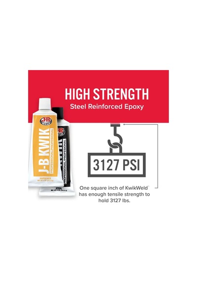 Jb Weld Kwikweld Profesyonel Boyut 10 Oz 2 Parçalı Soğuk Kaynak Sistemi Güçlü Epoksi Yapıştırıcı