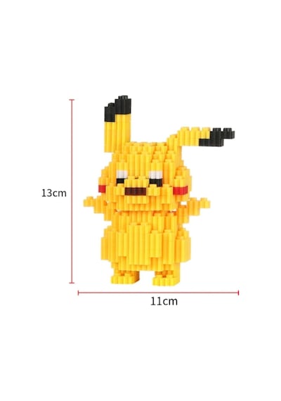 Pikachu 580 Parça Mini Blocks-418