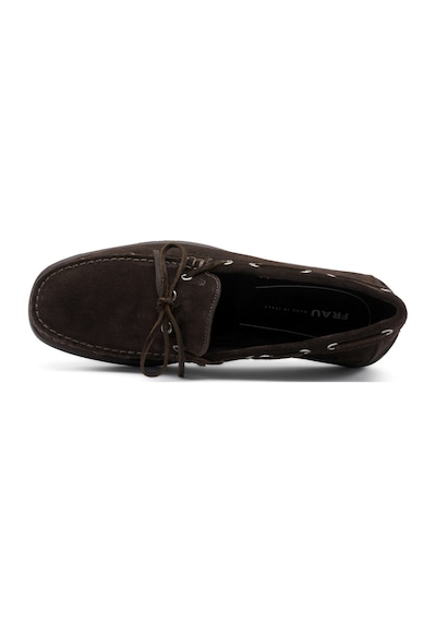 T.moro Oxford Klasik Erkek 14d9 Frau Castoro Casual Suede Boat Lofers Koyu Kahverengi
