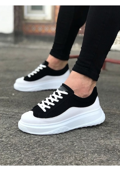 Aymood Jy507 Alone Bağcıklı Süet Cilt Erkek Günlük Sneaker Ayakkabı Scbt Siyah/beyaz Aymood Jy507 Alone Bağcıklı Süet Cilt Erkek Günlük Sneaker Ayakkabı Scbt Siyah/beyaz