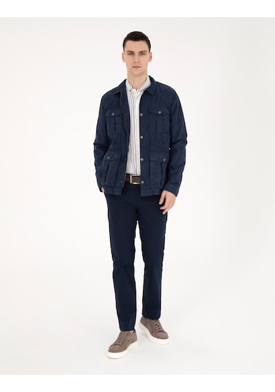 Pierre Cardin Erkek Lacivert Deri Mont 50291006-200 Lacivert