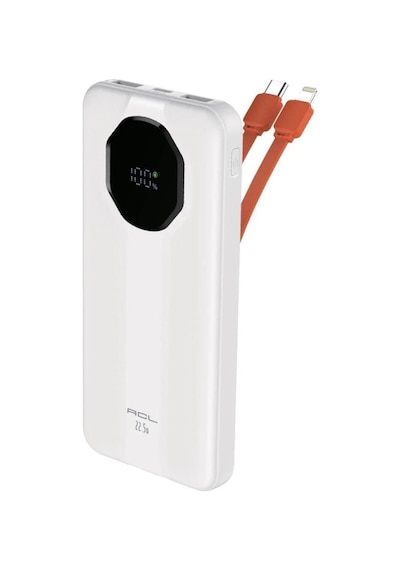 Pw-106 10.000 Mah Powerbank 22.5w 3a Hızlı Şarj Lcd Göstergeli Dahili Type-c Lightning Kablolu Usb-c Giriş Çıkış Beyaz Çok Renkli Pw-106 10.000 Mah Powerbank 22.5w 3a Hızlı Şarj Lcd Göstergeli Dahili Type-c Lightning Kablolu Usb-c Giriş Çıkış Beyaz Çok Renkli
