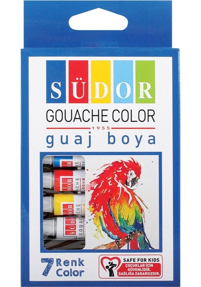 Südor Guaj Boya 7 Renk 8.5 Ml Çok Renkli