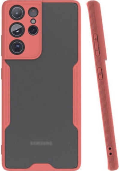 Samsung Galaxy S21 Ultra Kilif Kamera Korumali Colorful Kapak 502110854