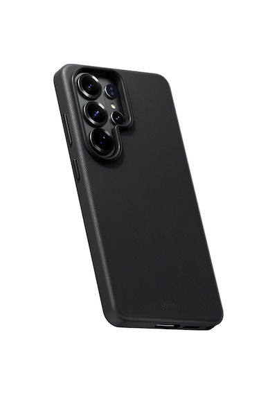 Galaxy Uyumlu S26 Ultra Kılıf M-safe Uyumlu Çizilmeye Dayanıklı Benks Vitapro Serisi Pu Deri Kapak Siyah Siyah