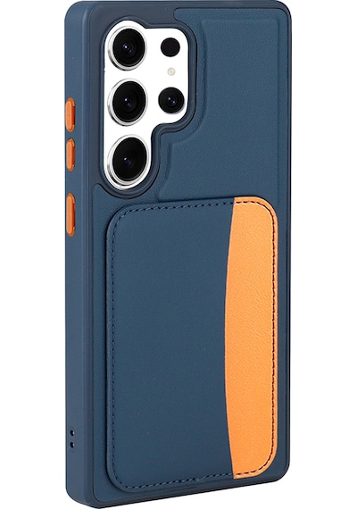 Galaxy Uyumlu S25 Ultra Kılıf Kartlıklı Zore X-kart Silikon Kapak - Siyah Siyah