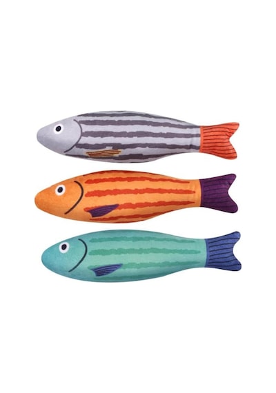 Bonito Balık Peluş Kedi Oyuncağı 22x6.5 Cm