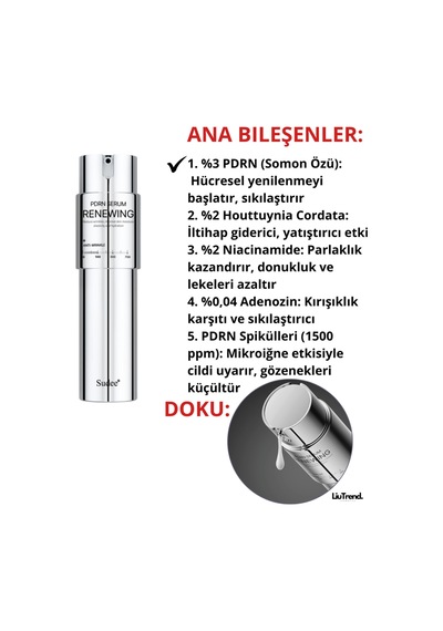 Sudee 100 Pdrn Renewing Serum 2ml 10 Adet Pdrn Ve Mikroiğneli 100 Güçlendirici Serum