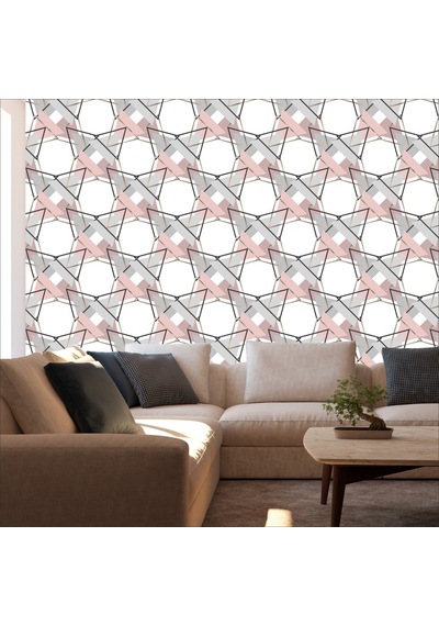 Duvar Kaplama Folyosu Geometrik