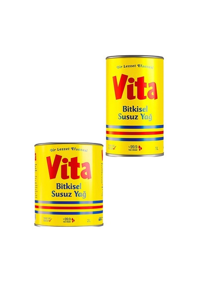 VITA BITKISEL SUSUZ MARGARIN 2 L + 1 L