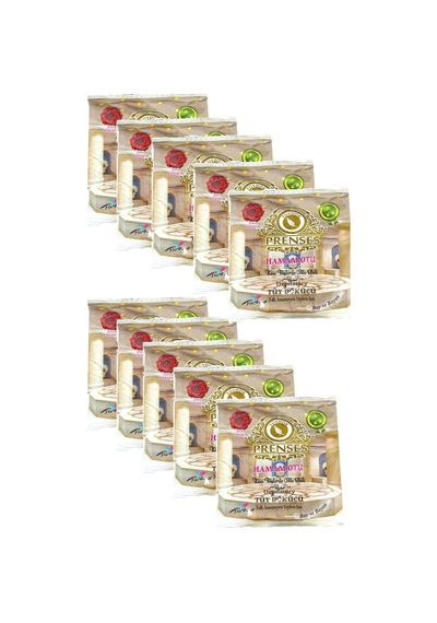Prenses Gül Kokulu Tüy Dökücü Hamamotu Tozu 10 x 200 G