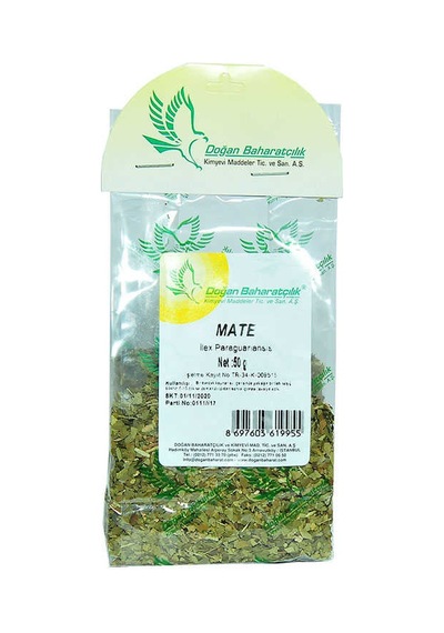 Mate Yaprağı Otu Doğal 50 Gr Paket