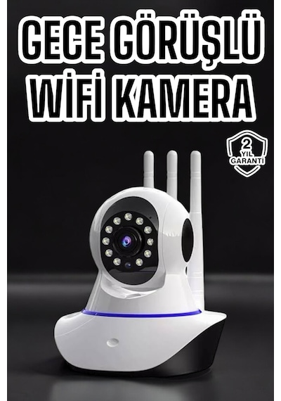 Ev Kamerası Wifi Kamerası Video Kayıt Çift Yönlü Hareket Sensörü Bebek