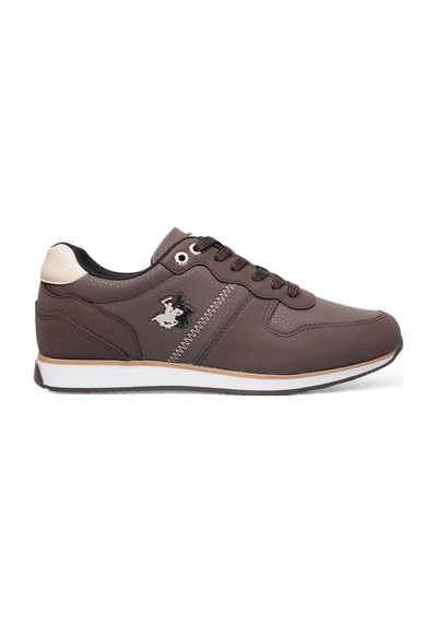 Erkek Günlük Cilt Sneaker Ayakkabı Kahverengi - Bej-kahverengi - Bej Kahverengi - Bej