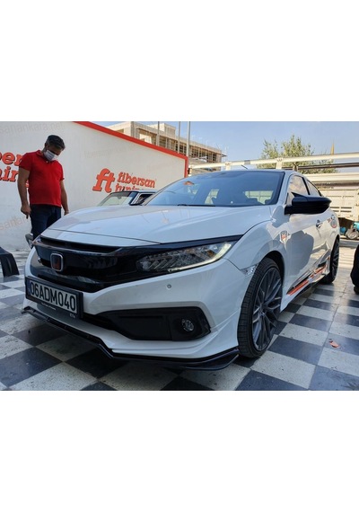 Honda Civic Fc5 (2020..) Ön Tampon Eki----fibersan Tuning