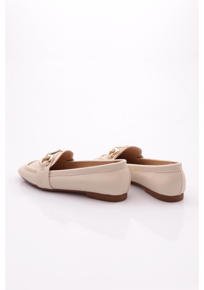 Dgn 5027 Kadin Loafer Ayakkabi Ten