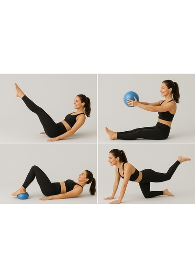 Pilates Topu Egzersiz Topu 25 Cm Küçük Boy Pilates Denge Topu