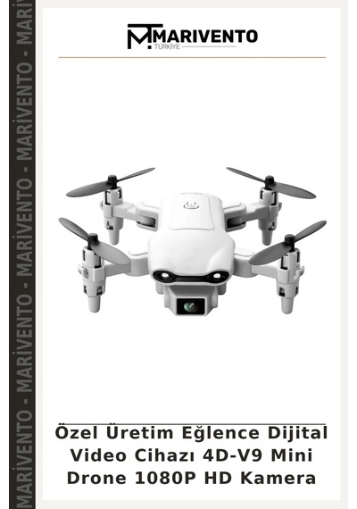 Özel Üretim Eğlence Dijital Video Cihazı 4d-v9 Mini Drone 1080p Hd Kamera