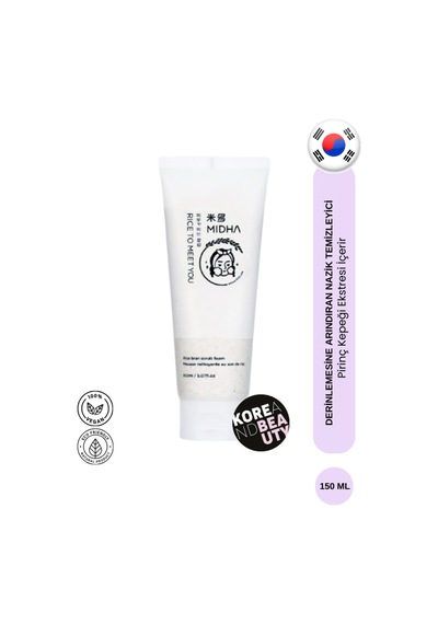 Midha Rice Bran Scrub Foam 150 ML