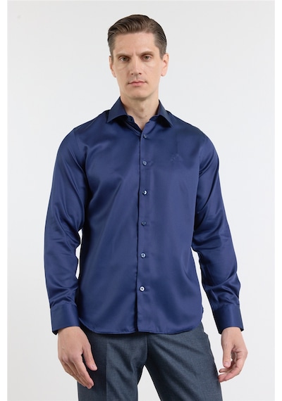 İmza Lacivert Saten İtalyan Yaka Uzun Kol Cepsiz Slim Fit Pamuk Gömlek 1004255231 XL İmza Lacivert Saten İtalyan Yaka Uzun Kol Cepsiz Slim Fit Pamuk Gömlek 1004255231 XL