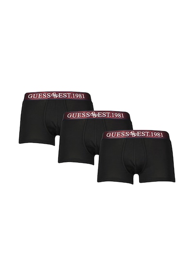 Guess Erkek 3'lü Boxer U5bg63.syh Siyah