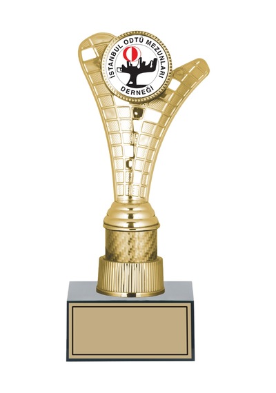 Odak Kupa - Genel Kupalar - Gn-130 C - 26 Cm Altın - Beyaz