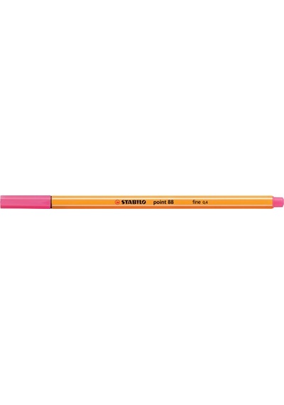 Stabilo Keçe Uçlu Ince Kalem 88 Point 0.4 Mm Açık Pembe 88-17 - 1