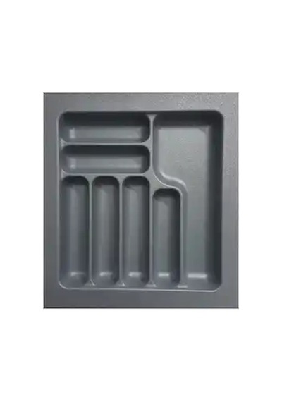 Starax 50 Cm Gri Plastik Kaşıklık 7 Gözlü 44x49 Cm S-2285-gp Çok Renkli