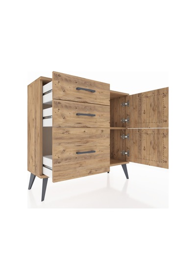 Arges Şifonyer Tek Raflı 3 Çekmeceli 2 Kapaklı 88x30x80 Çam-çam Çam Arges Şifonyer Tek Raflı 3 Çekmeceli 2 Kapaklı 88x30x80 Çam-çam Çam