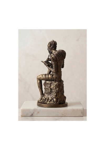 Death Note Ryuk Shinigami Eskitme Bronz Görünümlü Figür - Dekoratif Anime Heykel Biblo
