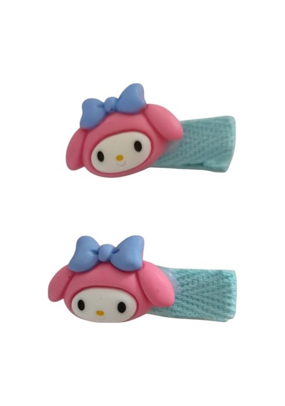 My Melody Temalı Sevimli Toka Seti 2'li Çok Renkli