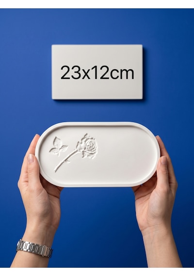 Premium Velvet Line Tray - Dekoratif Tepsiler - Sunumluklar - Tabaklar