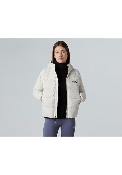 The North Face W Hyalite Down Hoodie Kadın Outdoor Montu Nf0a8e75qlı1 Beyaz Beyaz