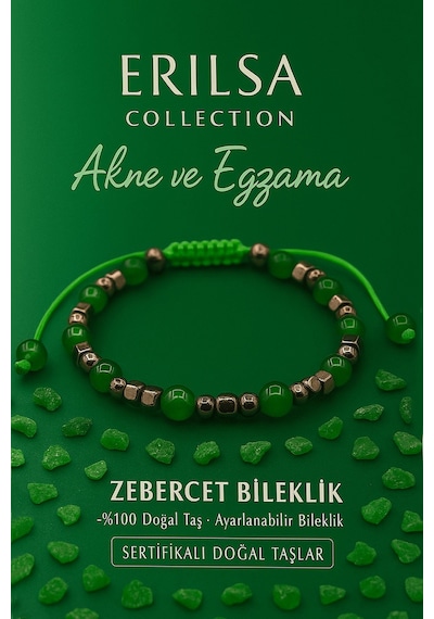 Sertifikalı Akne Ve Egzama Destek Bilekliği - Zebercet Ve Teraher Çok Renkli
