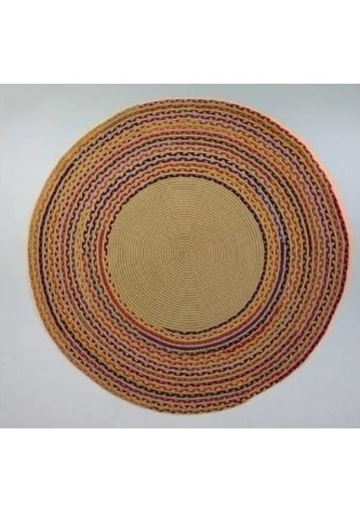 Jüt Halı El Yapımı Daire Model:407