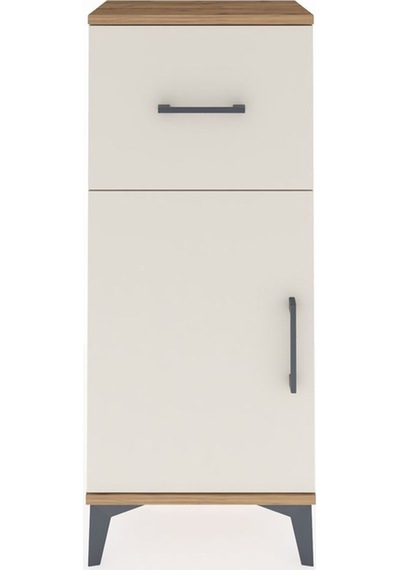 Arges Komodin Tek Raflı Tek Çekmeceli Tek Kapaklı 44x30x106 Ç... Çam