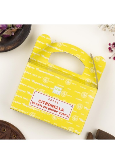 Satya Citronella Aromalı Geri Akışlı Şelale Tütsü