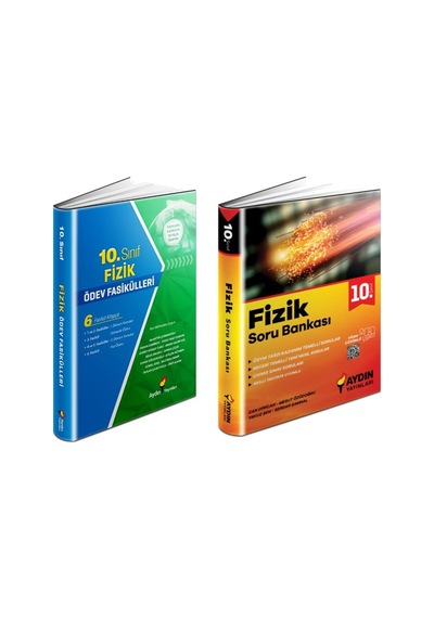 Aydın Yayınları 10. Sınıf Fizik Ödev Fasikülleri Ve Soru Bankası Seti 2 Kitap