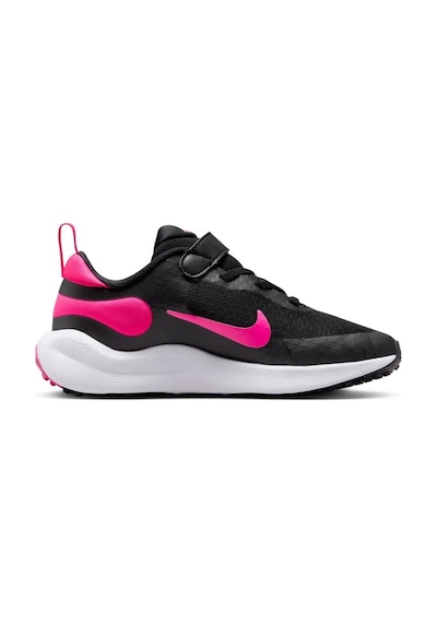 Nike Revolution 7 Psv Unisex Walking Shoes Lastik Bağcıklı Unisex Yürüyüş Ayakkabısı Siyah-pembe Yeşil