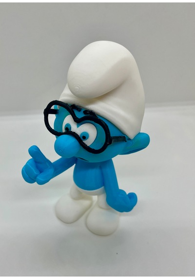 Gözlüklü Şirin 3d Figür