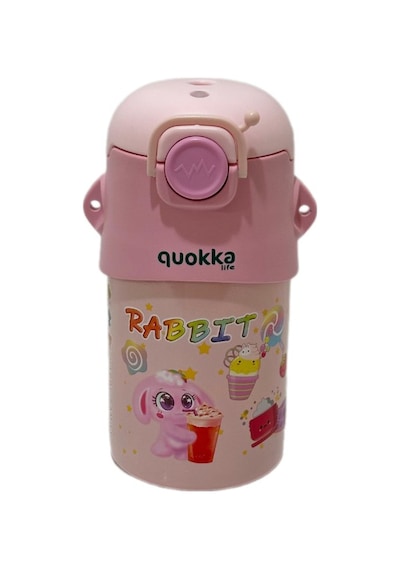 Taros Matara 500 Ml Pembe Life Figürlü Anımals Çelik Pembe
