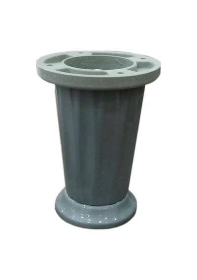 Cateksss 10 Cm A2 Ayak Plastik Krom - 10 Lu Paket