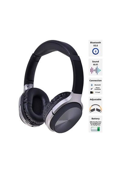 Hz-bt830 Bluetooth Kulaklık Hafıza Kartı Ve Aux Girişli Fm Radyolu Şarjlı Kulaküstü Kablosuz Kulaklık Super Bass