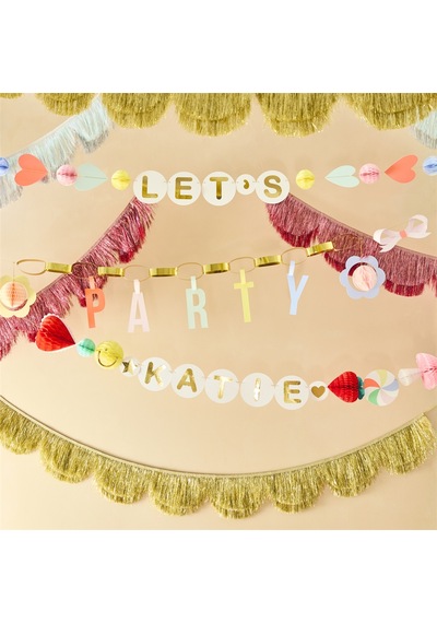 Meri Meri - Charm Party Garland Set - Charm Parti Asılan Süs Seti Tüm Yaşlar
