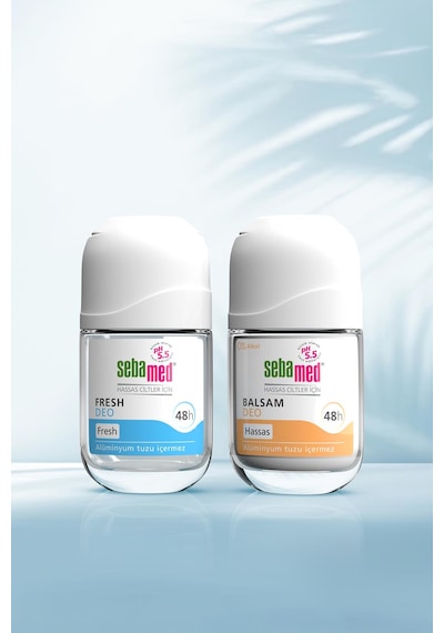 Sebamed Ter Kokusu Onleyıcı 48 Saat Etkili Hassas Ciltler Kadın Erkek Roll-On Deodorant Fresh 50 ML x 3 Adet
