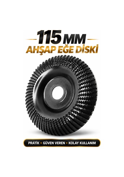 Ahşap Eğe Diski 115 Mm Tungsten Karbür Ahşap İşleme