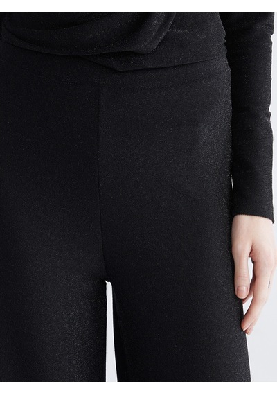 Lcw Everyday Karışık Beli Lastikli Parlak Görünümlü Kadın Pantolon Çok Renkli